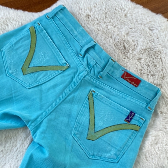 💙Vigoss Turquoise Jeans💙 - Picture 4 of 7